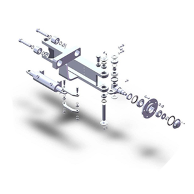 Spare parts for steering axle